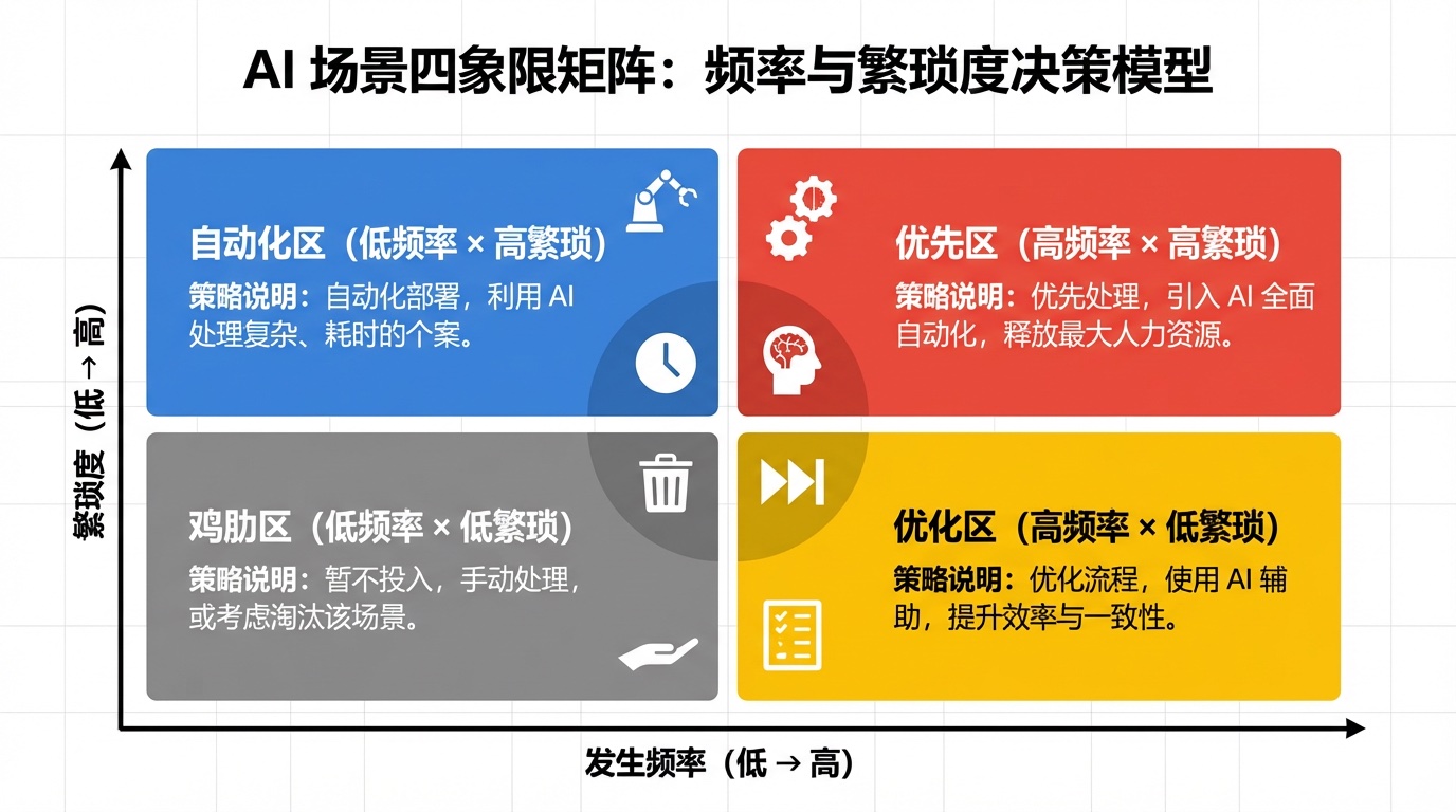 AI 场景四象限矩阵