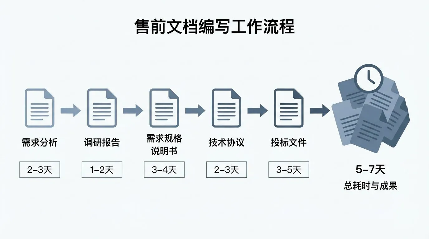 售前文档工作流程