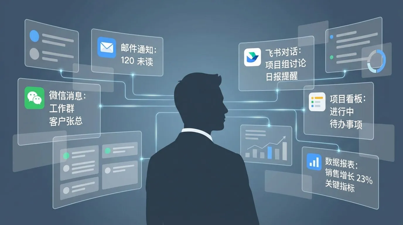 管理层信息洪水示意图