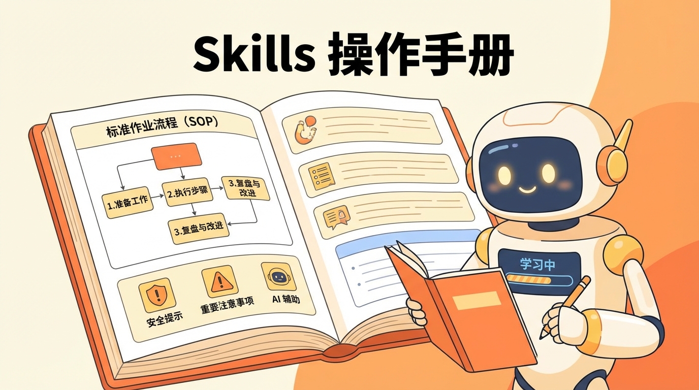 Skills 是操作手册